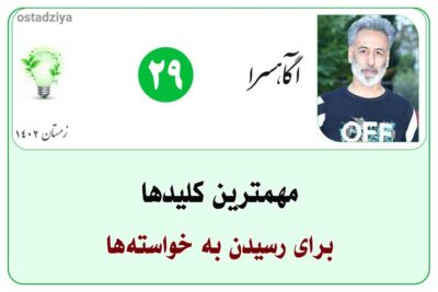 کلیدهای رسیدن به خواسته ها